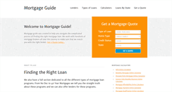 Desktop Screenshot of mortgage-guide.us